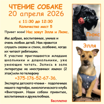 чтение собаке